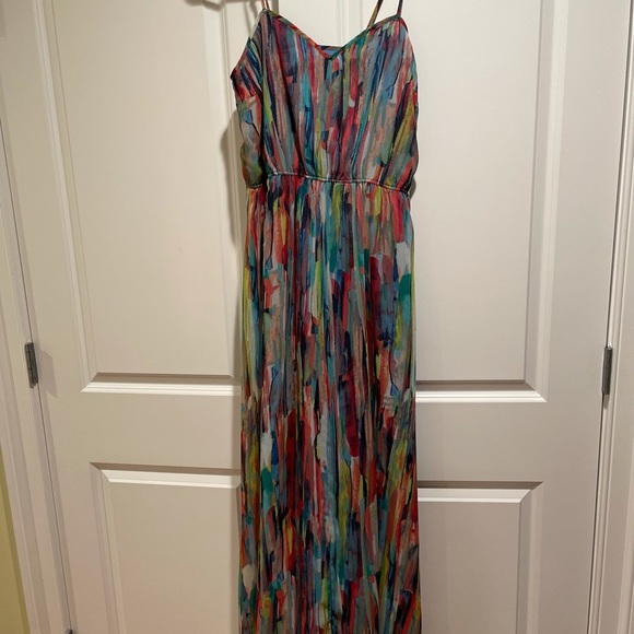 Jack by BB Dakota Dresses & Skirts - Jack vertical watercolor maxi dress.